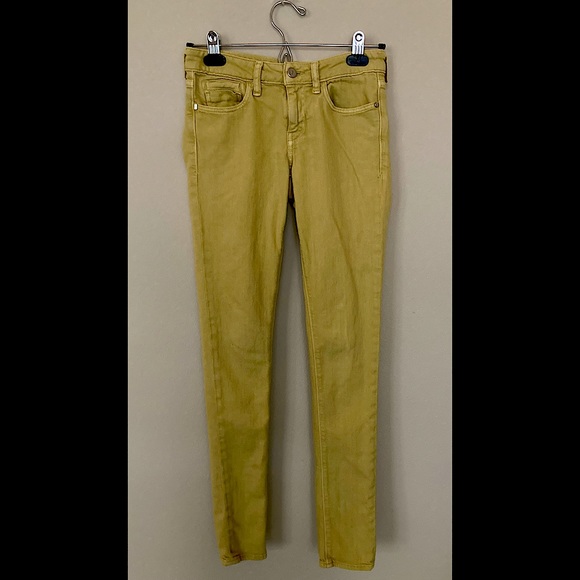 Anthropologie Pilcro and the Letterpress chartreuse skinny jeans - Picture 5 of 9